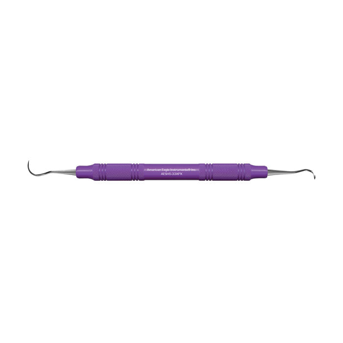 AMERICAN EAGLE Scaler H5-33 XP Double Ended Purple Resin Handle 3/8 in