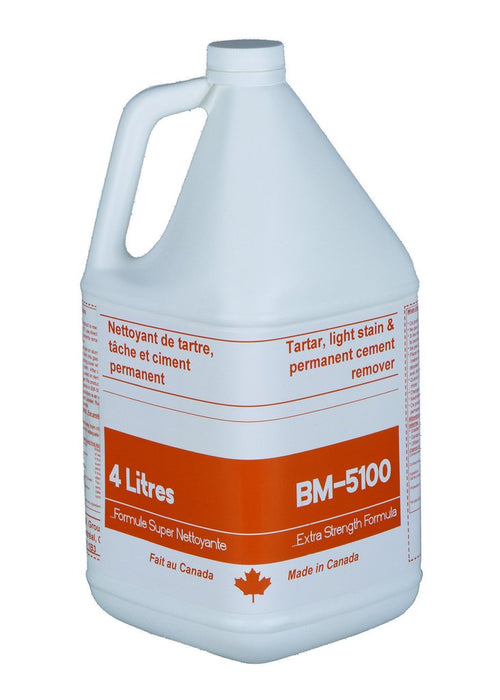 BM-5100 Tarter/Light Stain and Permanent Cement Remover 4 L