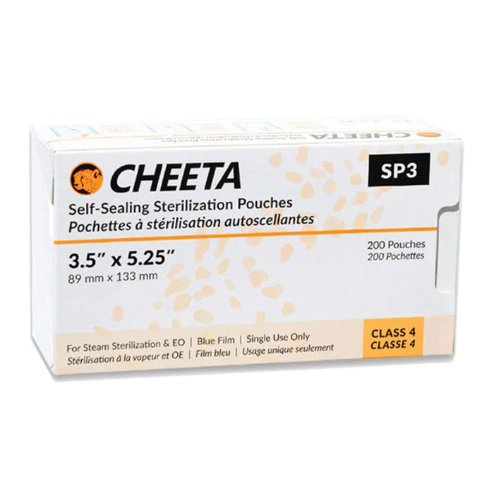 CHEETA Class 4 Self-Sealing Sterilization Pouches