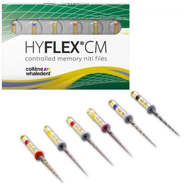 COLTENE HyFlex CM Controlled Memory NiTi File System 6/pk