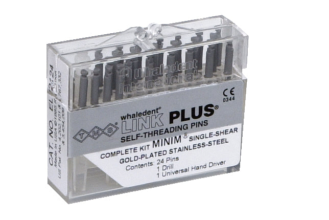 COLTENE TMS Link Plus Self Threading Pins Silver 50/pk 0.021 in