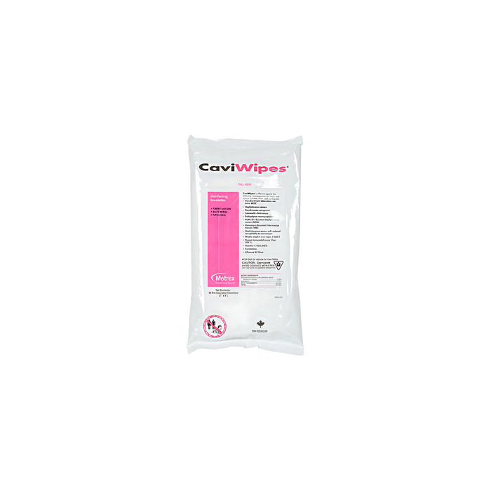 METREX CaviWipes Flat Pack, Surface Disinfectant Towelettes