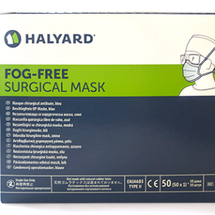 Surgical Fog-Free Tie On Mask Blue 50/box