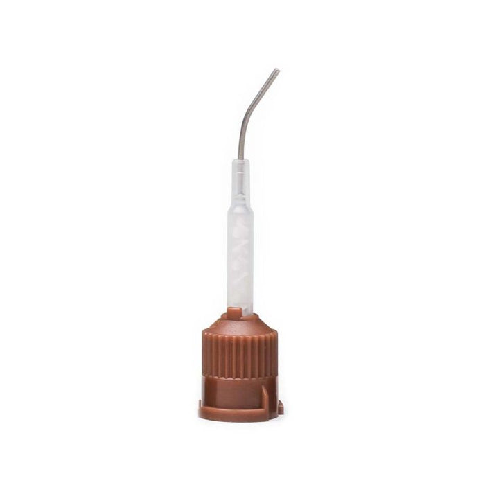 PULPDENT Mixing Tips Automix Activa BioACTIVE Tapered Brown with Clear Straw 20/bag