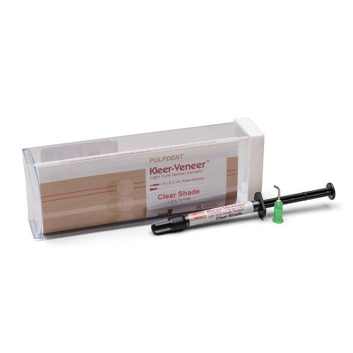 PULPDENT Kleer-Veneer Light Cured Veneer Cement Syringe