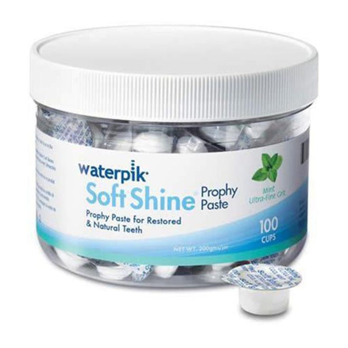 WATERPIK Soft Shine Prophy Paste Ultra Fine Mint Unit Doses 100/pk