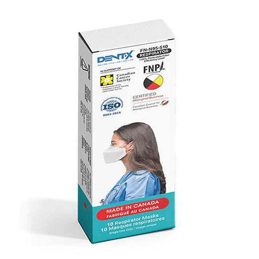 Dentx Face Mask 5 Layer Respirators FN-N95-510 - White. 30pc