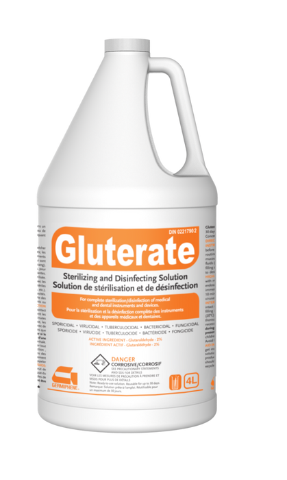 GERMIPHENE Gluterate Sterilizing and Disinfecting Solution Ready to Use 4 L Jug