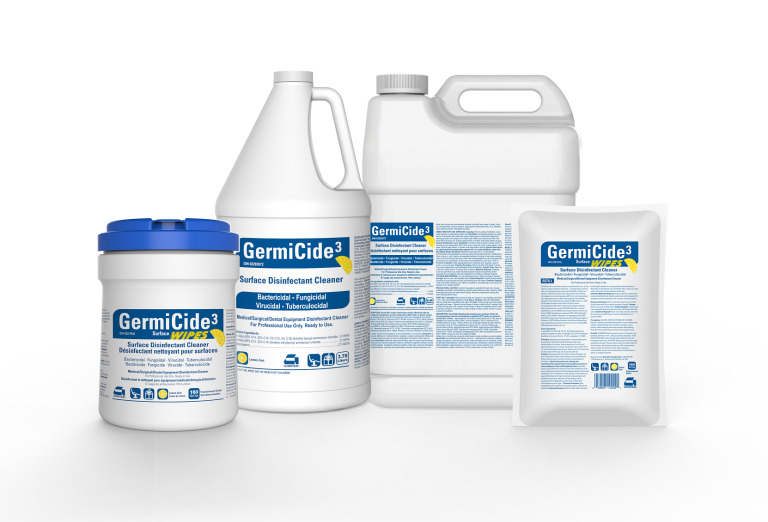 GERMIPHENE GermiCide3 Multi-Surface Disinfectant Wipes