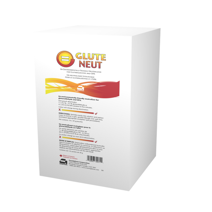 GERMIPHENE Glute Neut Glutaraldehyde Neutralizer 50 g Pouch 16/case