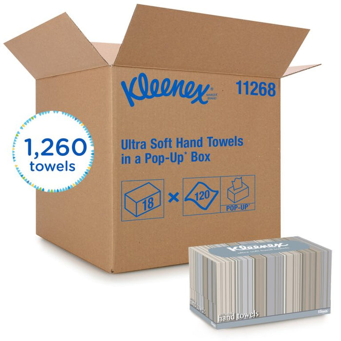 Kleenex Ultrasoft Hand Towel Pop-Up Box 18/case